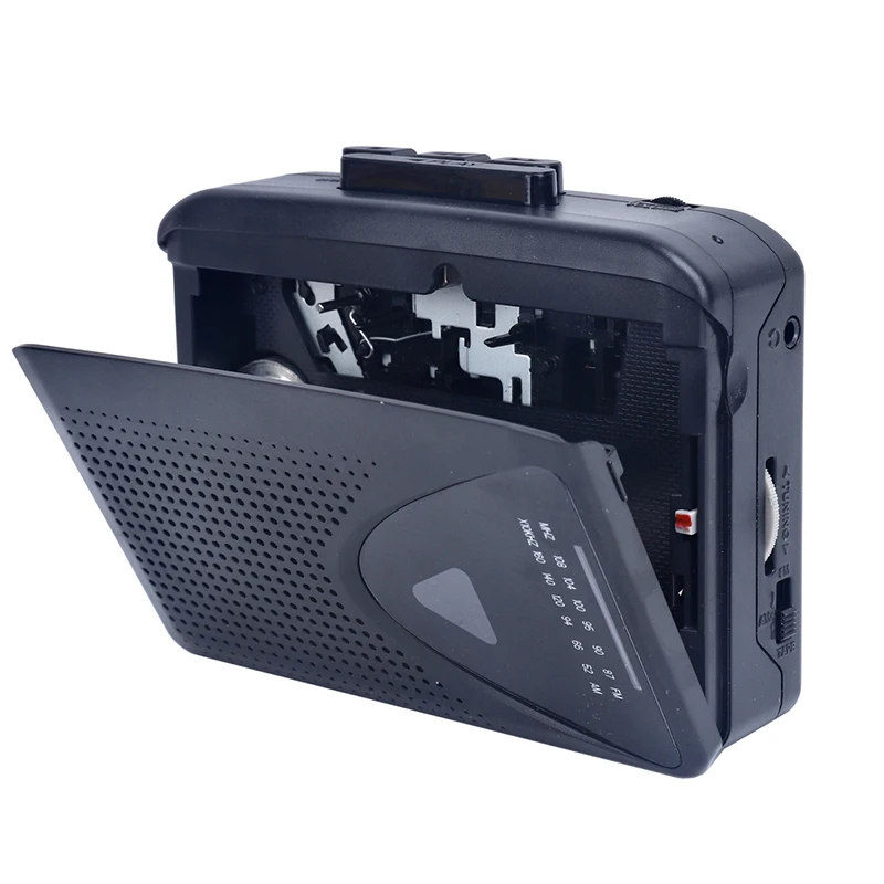 Portable Cassette Tape Player Built-in Speaker Personal AM/FM Radio 3.5mm Eeadphone Jack Stereo Tape Music Player cassette player