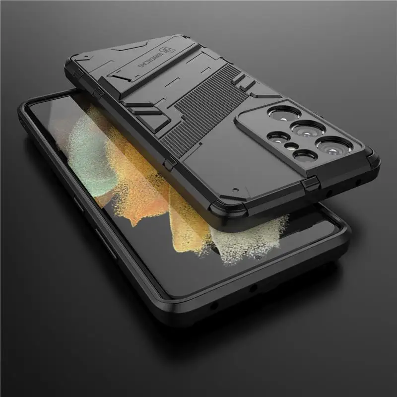 Solid Armor Cyber Shockproof Case with Tough Stand Cover Design