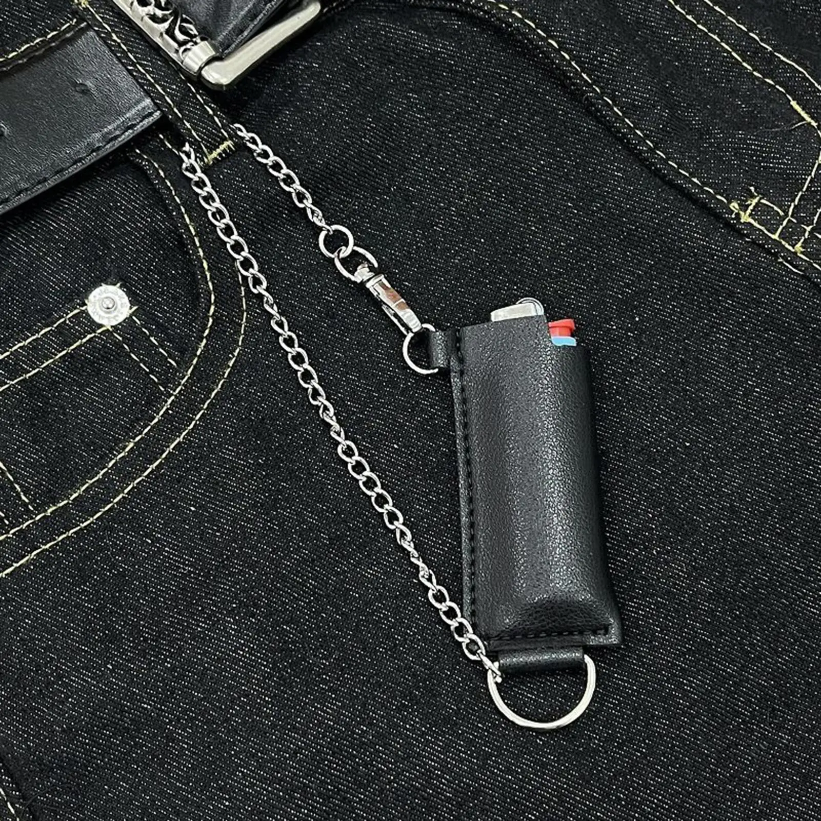 PU Leather Case Keychain Protective PU Leather Case Fashion Accessory For Birthday Halloween Valentines Thanksgiving Christmas