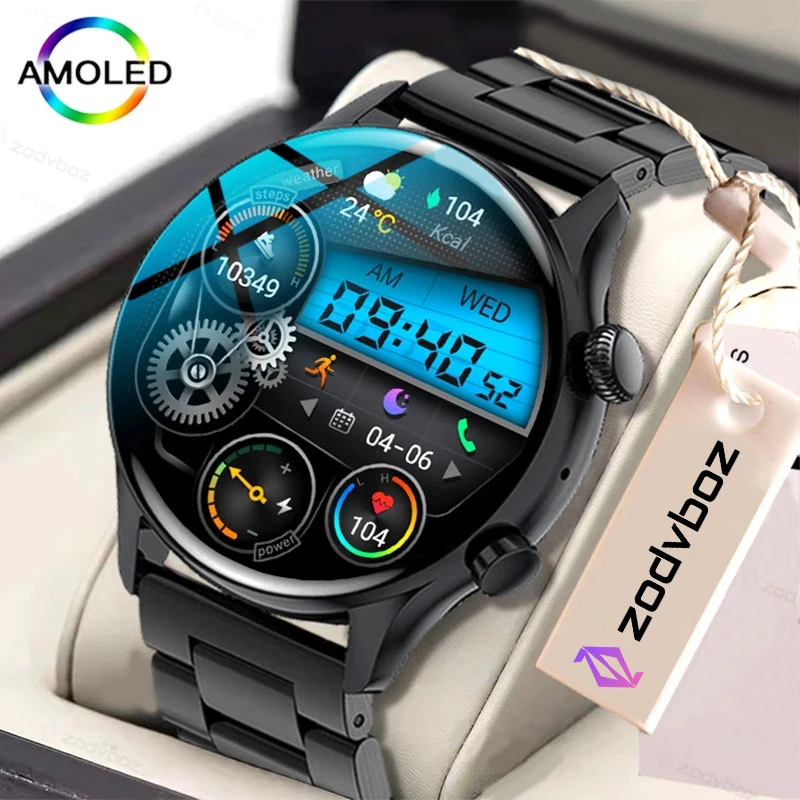 

2022 new Android/IOS smart watch for men and women can make phone calls, heart rate, blood pressure, receive information, listen
