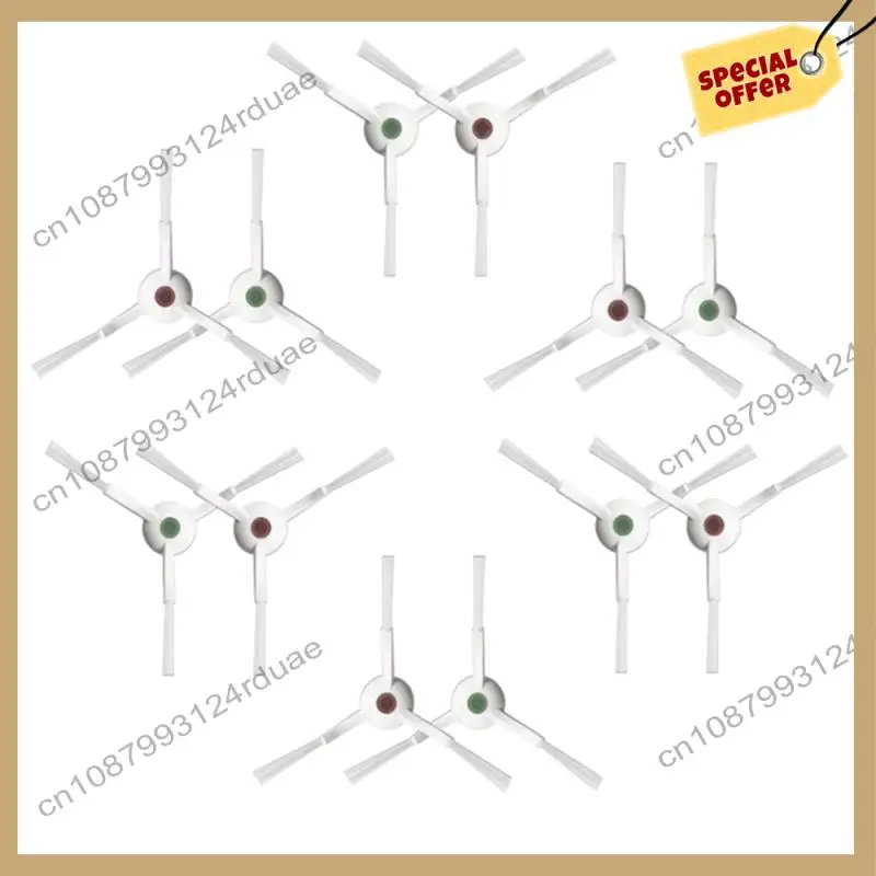 에코백스 데봇 / T20 Pro / X1 OMNI / T10 옴니 / 로봇청소기 사이드 브러시 액세서리 예비 부품 A75T 12개