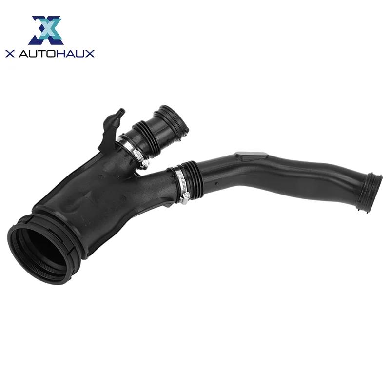 X Autohaux Car Assembly Turbo Air Hose No.13717582312 for BMW 7 Series X6 E71 F01 F02 740i 740Li N54 Cleaner Intake Hose 1 Pc