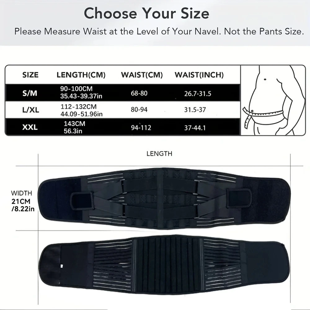 Breathable Orthopedic Lumbar Support Belt for Sciatica Relief