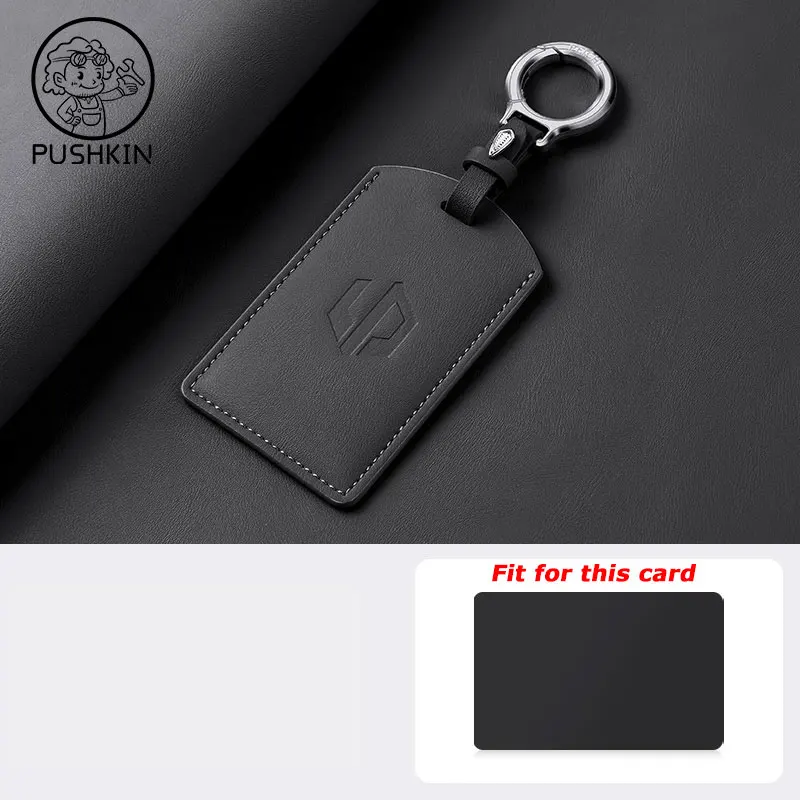 Zinc Alloy Leather Car NFC Card Remote Key Cover Case For