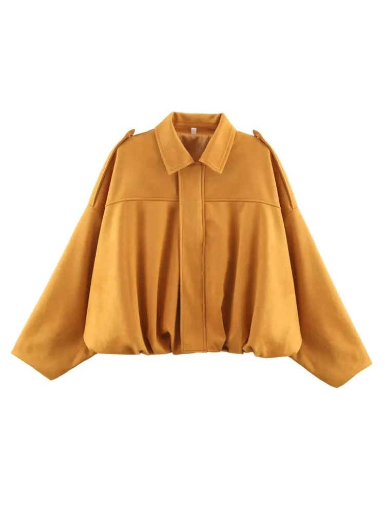 ONEBLING Y2K Women Loose Bomber Jacket 2025 Spring Thick