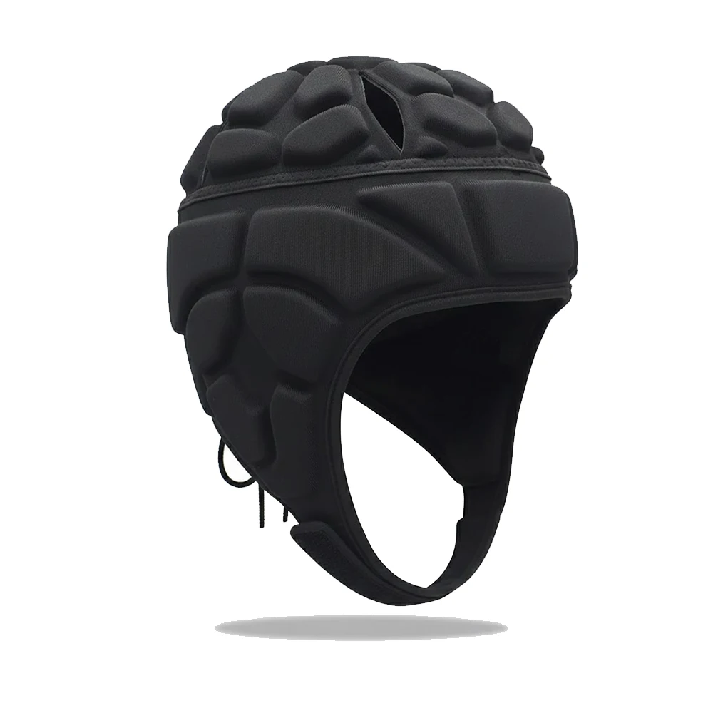 Gepolsterter Sporthelm, stoßfester Rugby-Kopfschutz für Fußball, Fußball, Baseball, EVA, stoßfester Schutzhelm, Unisex, Erwachsene – Detail 1