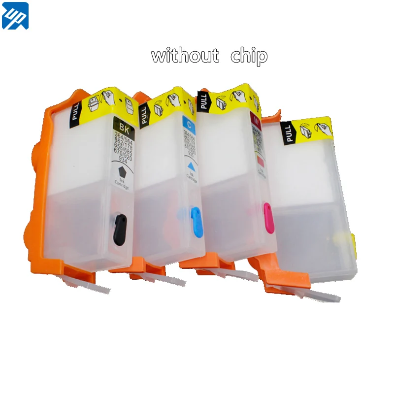 Up Brand Refillable Ink Cartridges Replacement For Hp 903 904 905 For