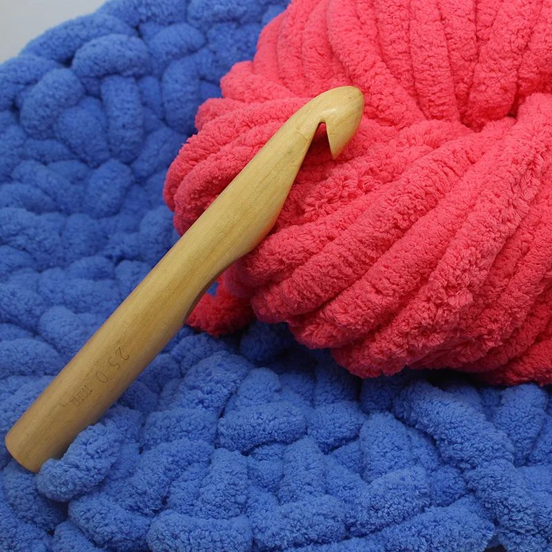 250g DIY Chenille Yarns Wool Hand Knitting Blanket Cushion Chunky Super Thick Soft Warm Stick Needle Crochet Yarn Scarf Hat Line 4