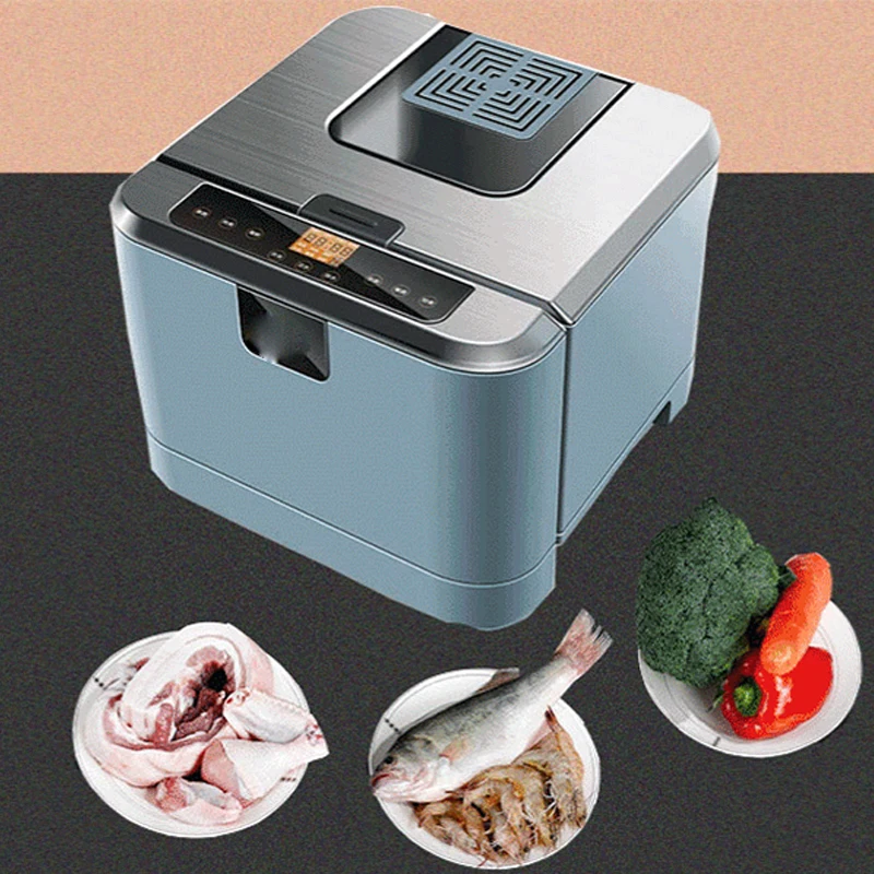 Lavatrice Ad Ultrasuoni Per Frutta Disinfezione Lavaggio Frutta Carne Granchio Gamberi Frutti Di Mare Detergente Automatico Per Il Lavaggio Delle Verd