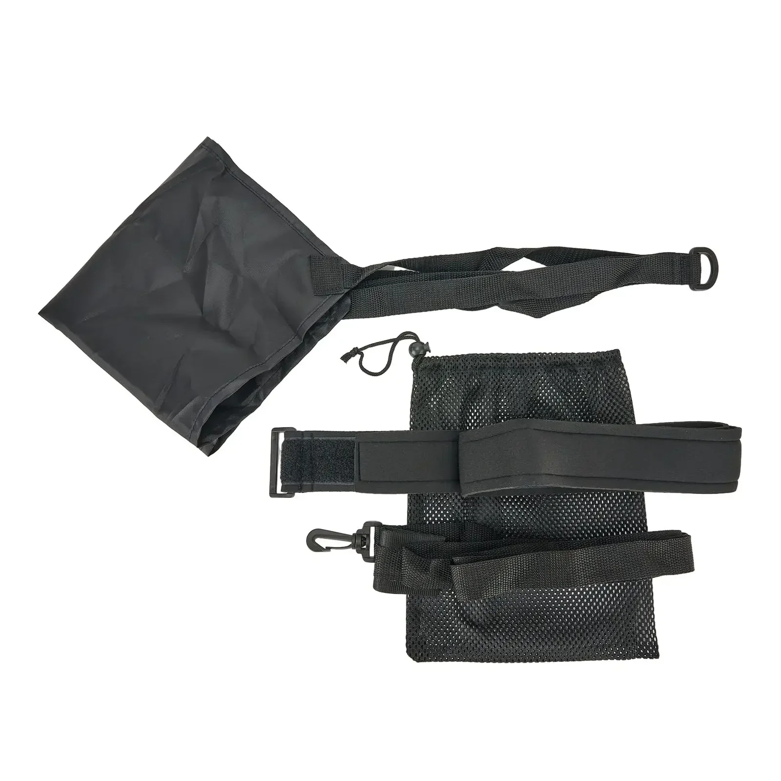 Swim Power Training Resistance Belt 20/30/40cm Resistance Parachute Multi-layer Waist Training Equipment Adults Kids