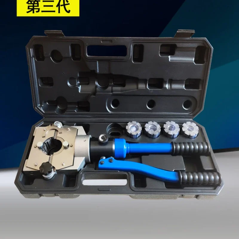

Automobile air conditioning pipe head press riveting manual hydraulic aluminum rubber hose pipeline tool air conditioning mainte