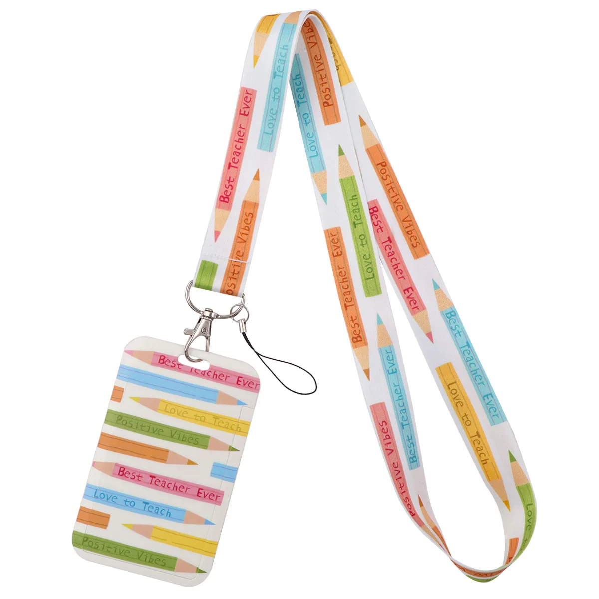 Vibrant Quote Lanyards - Multi-Use Keychain & Badge Holder Accessory