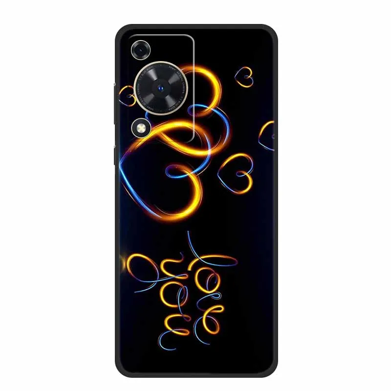 Black Silicone Soft Phone Case - Sleek Protective Back Cover
