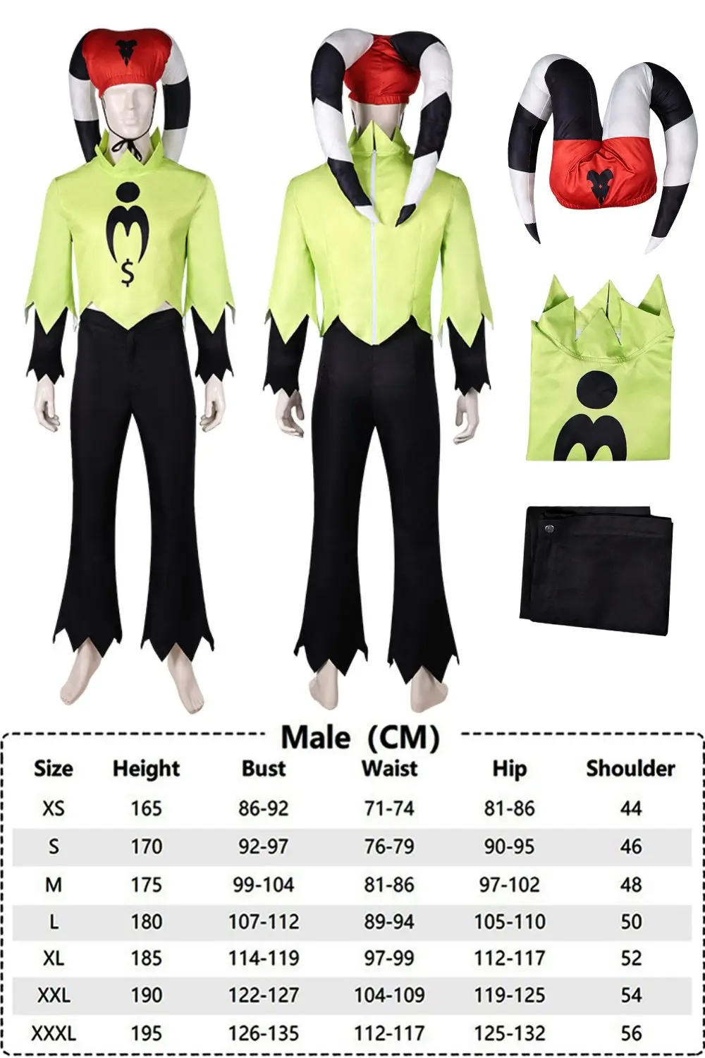 thumbnail image 1 of Disfraz de fantasía de Fizzarolli para mujer adulta, conjunto de ropa y sombrero, juego de rol, trajes de anime, traje de carnaval de Halloween, 1 of 5