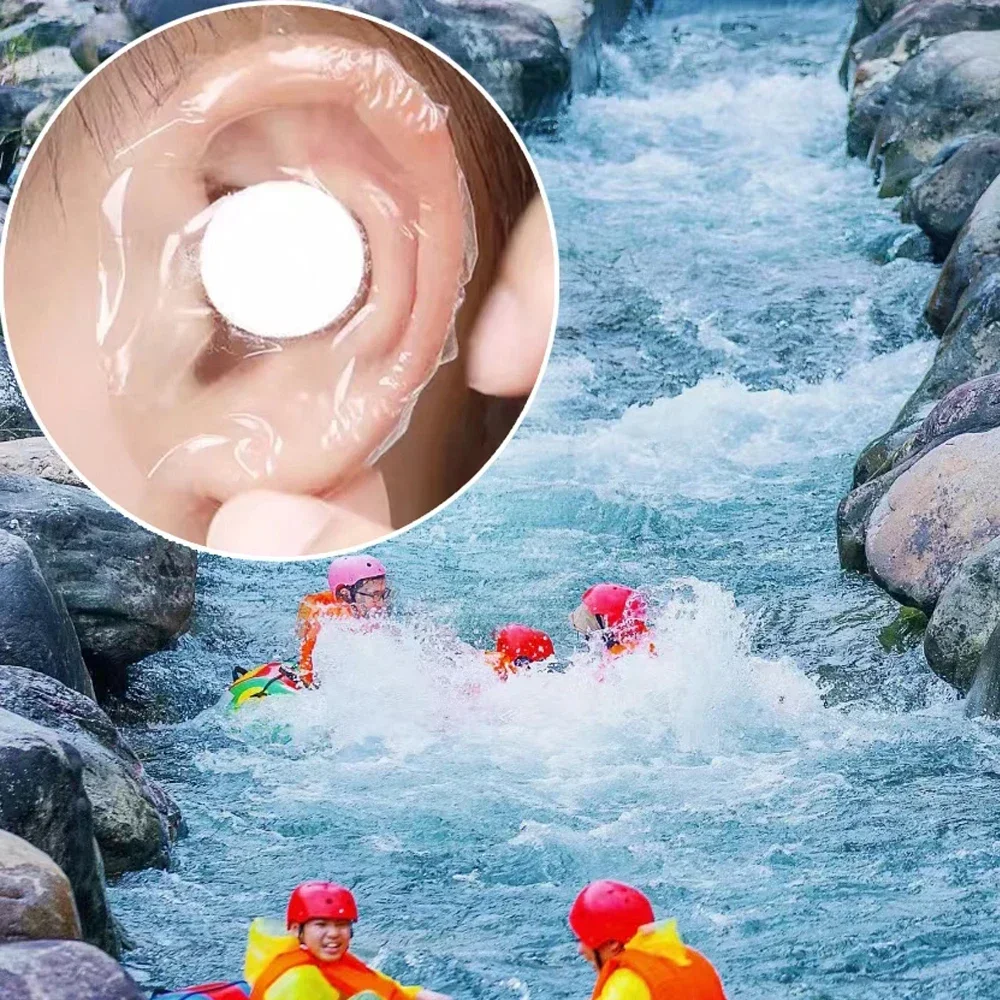 100-20Pc Adhesive Ear Pad Anti-Wear Foot Patch Heel Patch Waterproof Baby Adult Bath Ear Protector for Bathroom Swimming Sticker 4