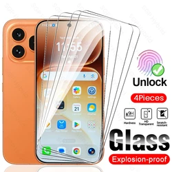 4 - Pack 9H Tempered Glass Screen Protector - Honor 600 Pro 5G (Transparent)
