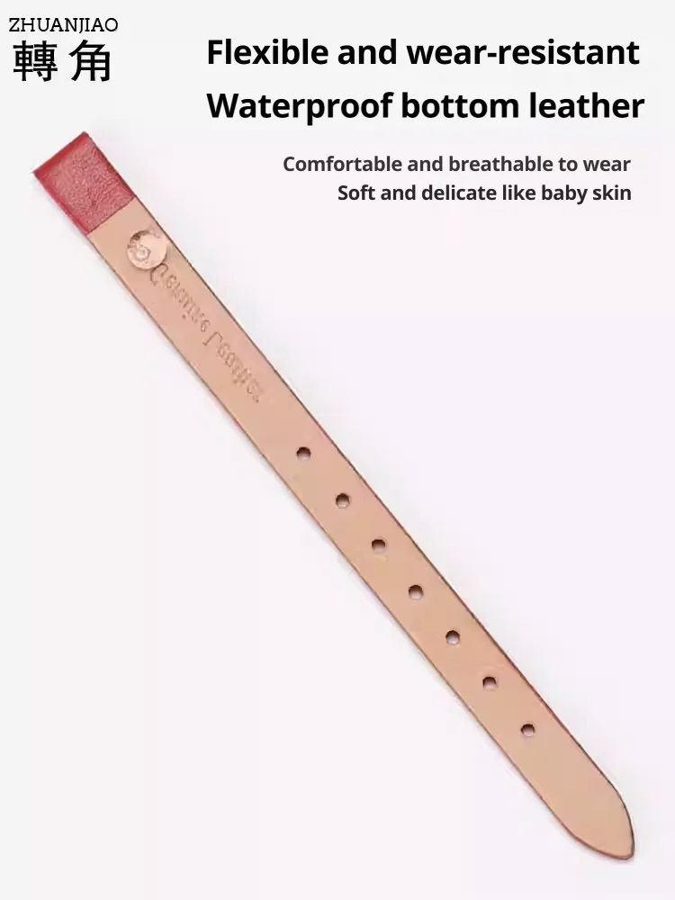 Premium Ultra-Thin Calfskin Leather Waterproof Watchband – Soft, Comfortable, and Versatile Watch Accessory