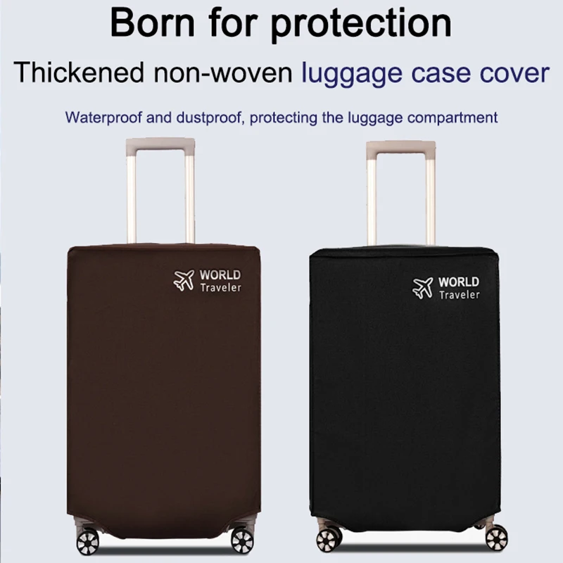 Luggage cover Wear Resistant Non Woven Fabric Thickened Dust Cover Durable Travel Case