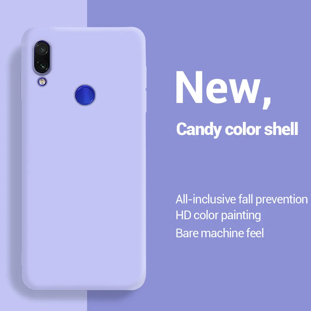 thumbnail image 1 of Liquid Silicone Case for Huawei Honor 10 lite P20 P30 P40 20 lite Y6 Y7 Y9 2019 Y6P Y7P Y8S Y8P P Smart S Pro 2019 Cover Fundas, 1 of 5