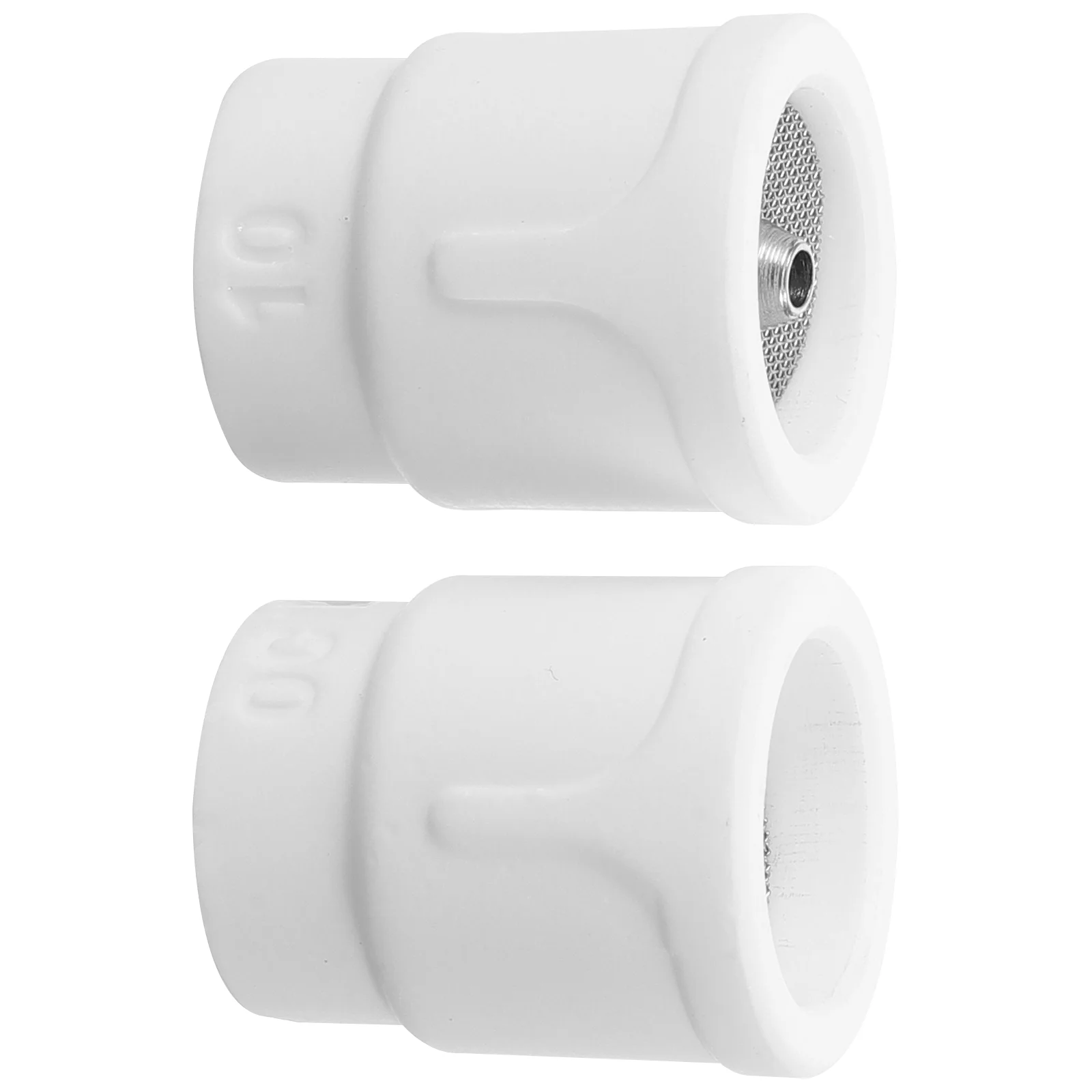 

2 Pcs Ceramic Mug Argon Welding Porcelain Nozzle Shield Cup for Torch TIG Ceramics White Cups Gas
