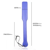 Blue PU Leather Spank，Horse Whip Flog Spank Paddle for Horse Training Crop Equestrian Riding Bat 2