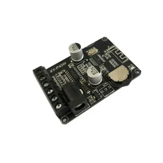 Audio amplifier board audio board amplifier circuit 10W/15W/20W Stereo Bluetooth 5.0 Power Amplifier Board 12V/24V High Power Digital Amplifier Module XY-P15W