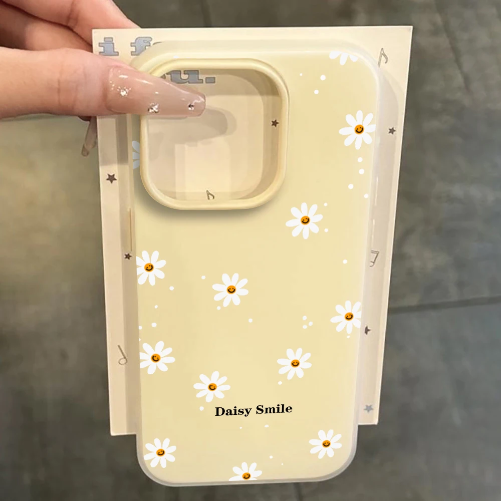 Charming Daisy Flower Pattern Phone Case - Stylish and Protective Cover