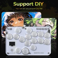 Haute42- COSMOX Mini Leverless Controller Fighting Hitbox Gaming Keyboard For PC/PS3/ PS4/PS5 Switch Steam Joystick Arcade - Image 3