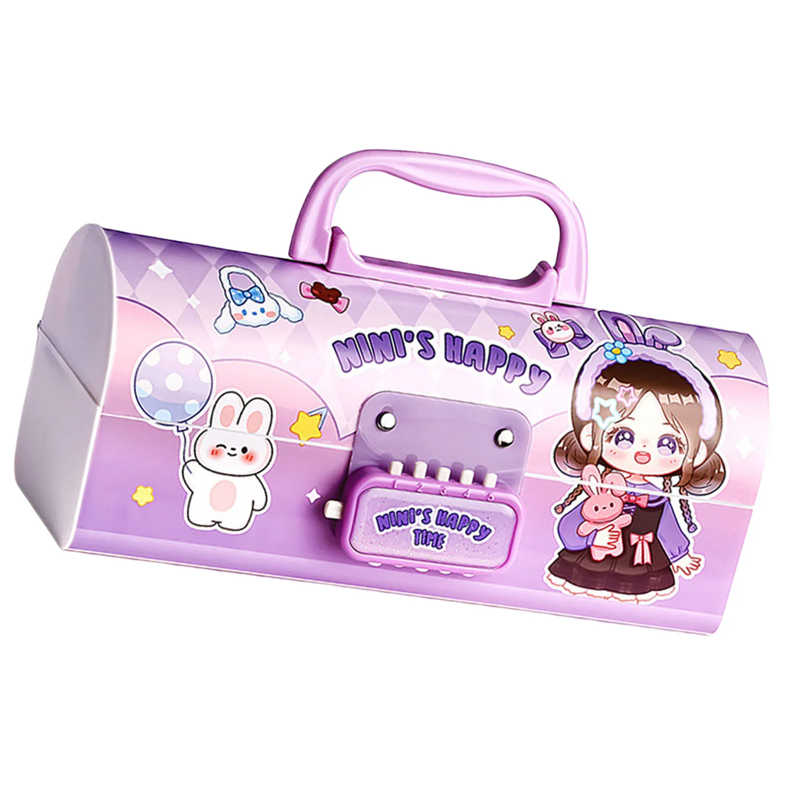 

Stationery Organizer Box With Code Large Capacity Pencil Stationery Box Pen Holder Makeup Brushes Organizers