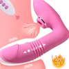 Wearable Sucking Vibrator Heating Vagina Clitoris Stimulator Remote Control Telescopic Dildo Vibrator Adult Sex Toys for Women 1