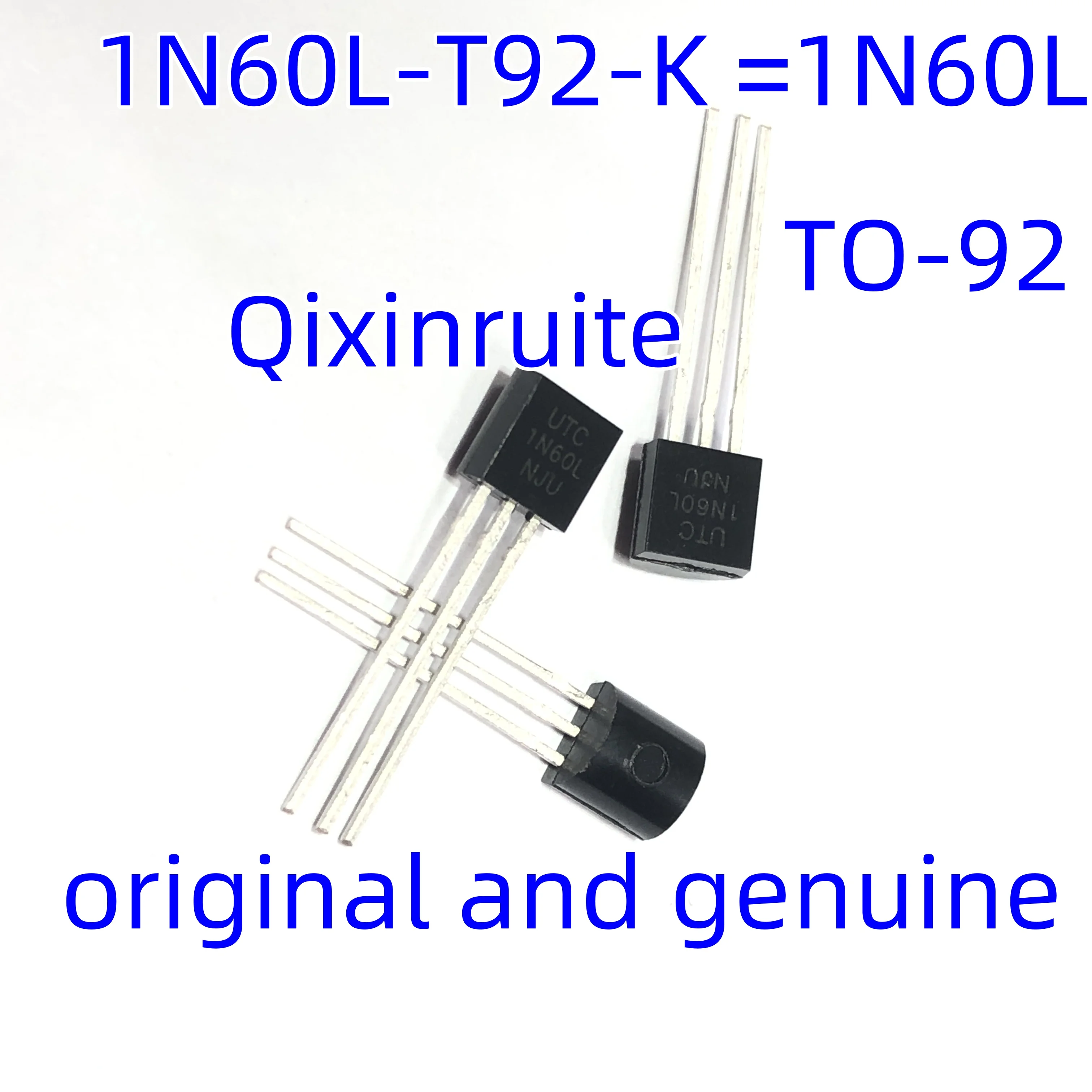 

Qixinruite новый оригинальный 1N60L-T92-K = 1N60L TO-92-3 N-channel 1W 1.2A 600V MOSFET