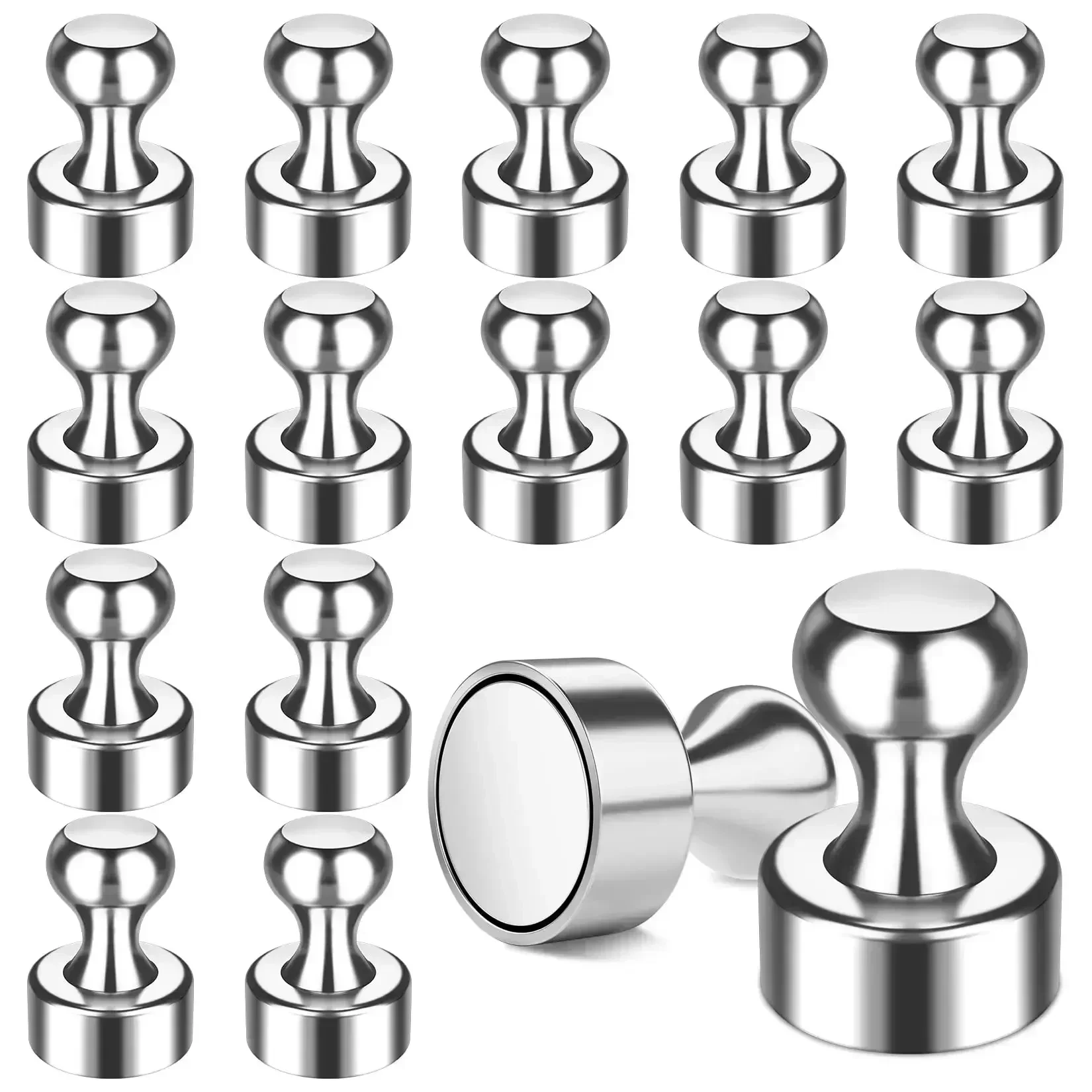 Neodymium Magnets Super Strong Suction Cup Type Magnets for Fridge Thumb Nail Refrigerator Whiteboard Hardware Home images - 6