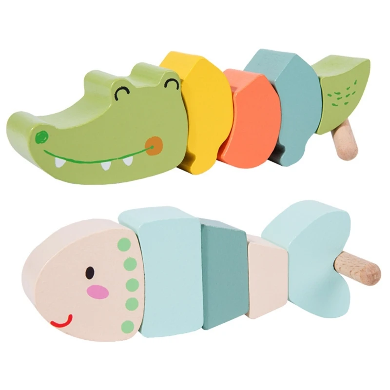 

Educational Lacing Puzzle Early Education Puzzle Assemble Playset Toy