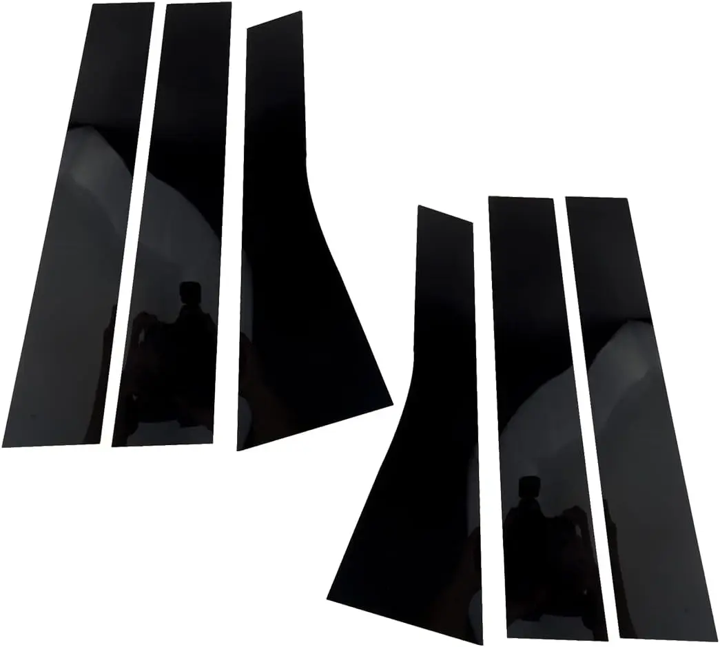 

Car Accessories For Jeep Cherokee KL 2014-2019 2020 2021 2023 Glossy Black Door Window Pillar Posts Cover Trim Kits Stickers
