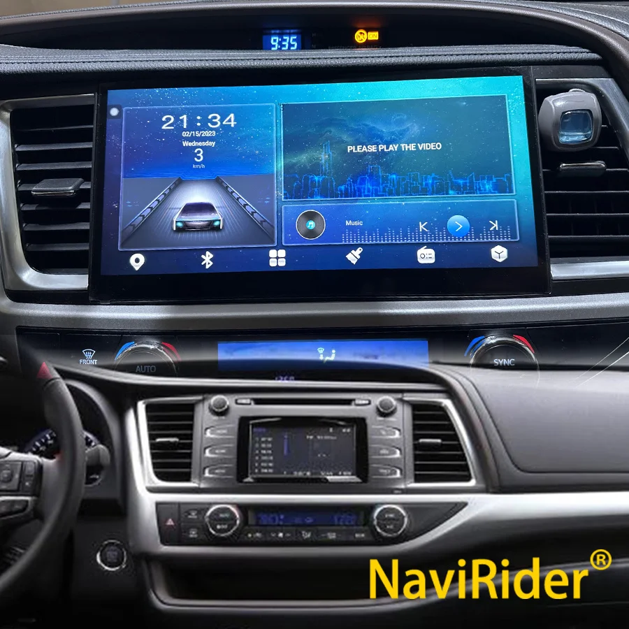 

Автомагнитола для Toyota Highlander 2013-2018, Android 13, 2 Din