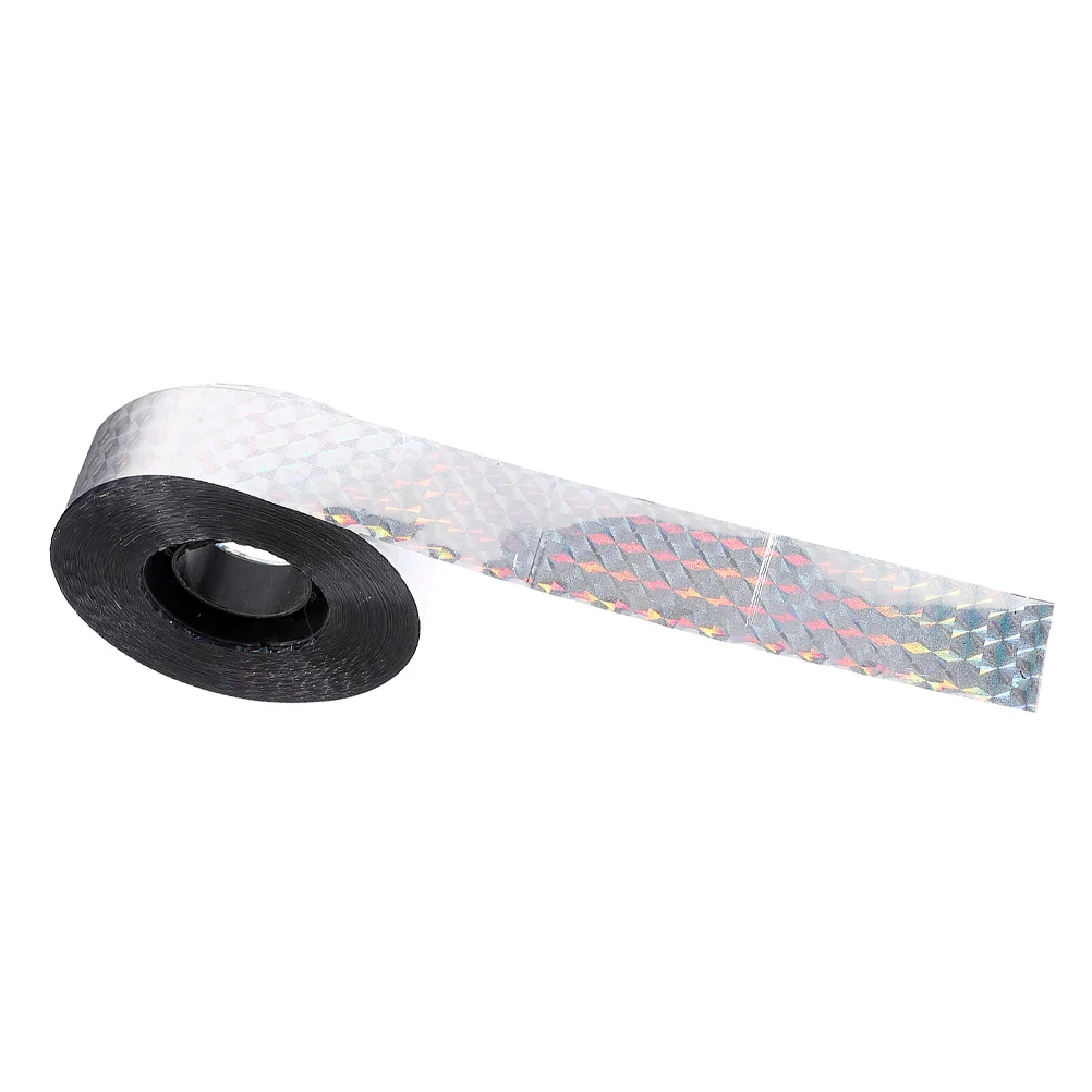 

1 Roll Double Sided Reflective Tape Bird Scaring Ribbons Bird Scaring Deterrent Tape