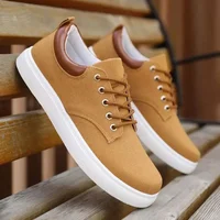 Unisex Canvas Slip-On Shoes Breathable Comfortable Sports Sneakers Low Cut Casual All-Match Men's Footwear for Autumn