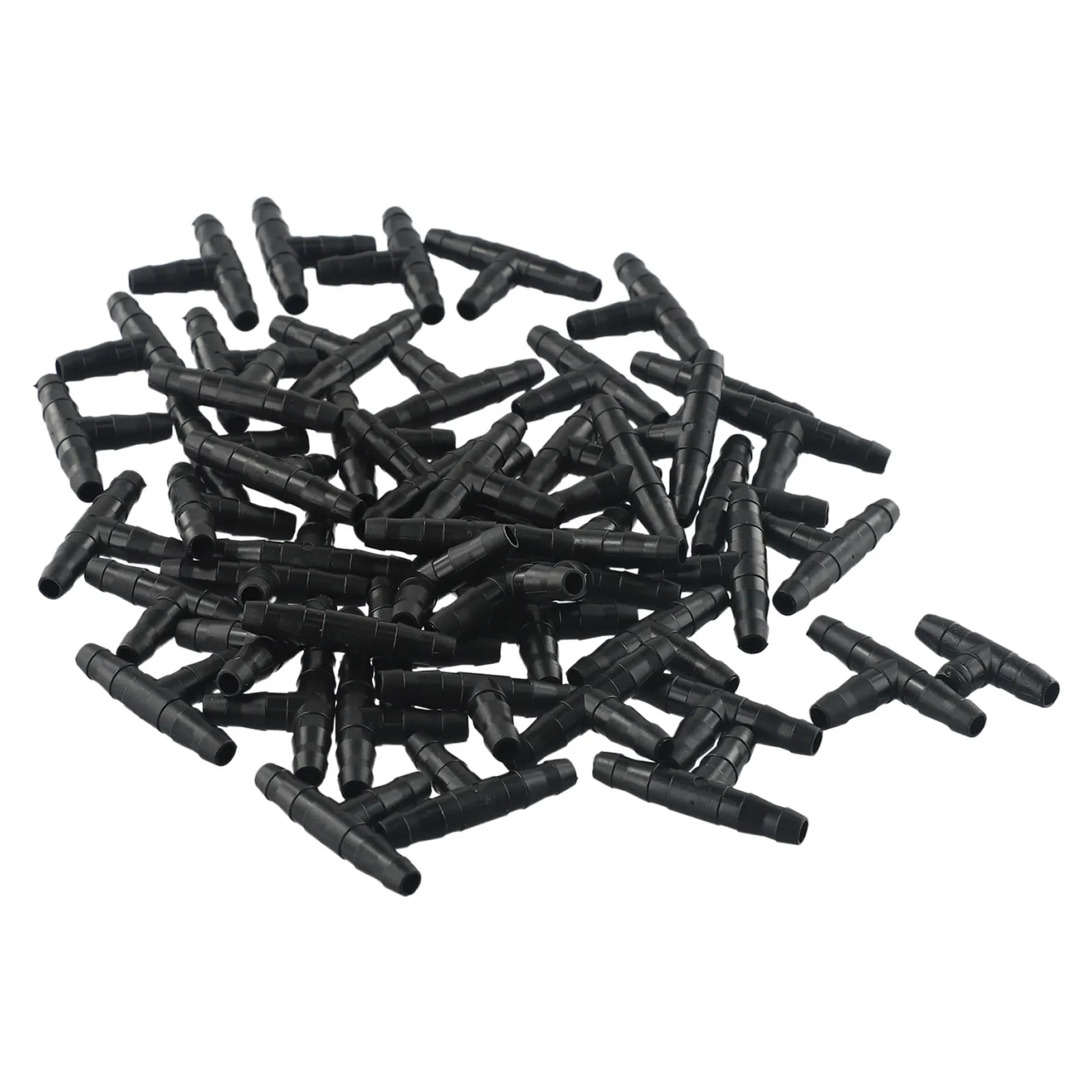 

50pcs Tee Connector for Garden Water Connection and Drip Tube suitable for Sprinkler Irrigation Work and Nozzles