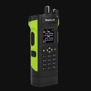 HAMGEEK APX-8000 Green 12W 128CH VHF UHF Walkie Talkie Dual Band Radio Dual PTT and Duplex 6