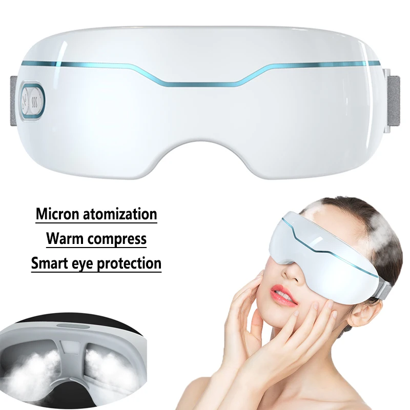 Smart Nano Steam Eye Massager Atomizzazione Eye Digitopressione Massaggio Allevia L'Affaticamento Occhiaie Migliora Il Sonno Strumento Per La Cura Deg