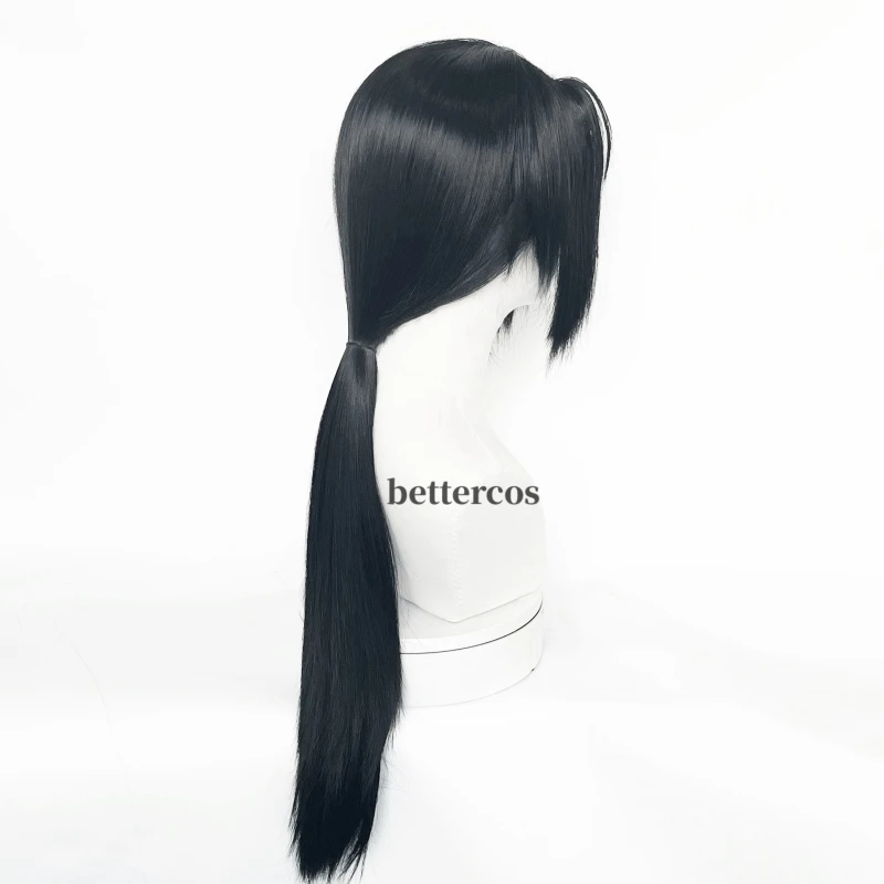 Uchiha Itachi Cosplay Wig Itachi Uchiha Long Straight Black Heat Resistant Synthetic Hair Anime Cosplay Wigs + Headband
