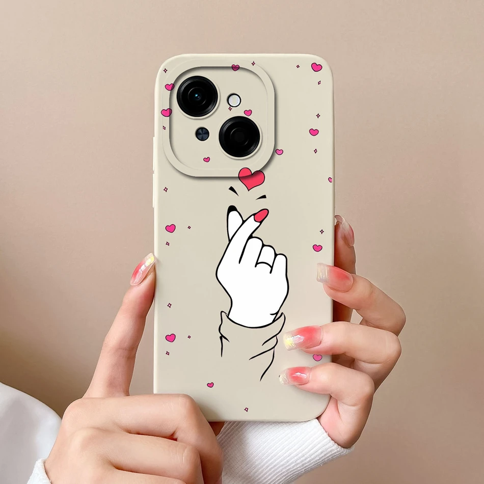 Tecno Fashion Phone Case - Soft Liquid Silicone Anti-Drop Housing
