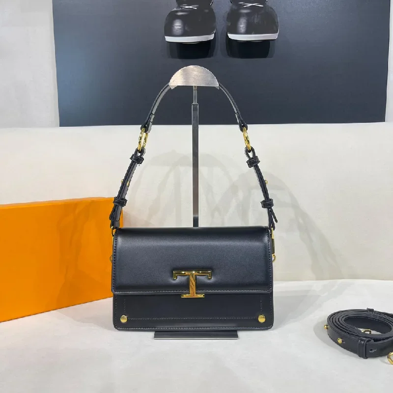 

Luxury Brand Commuter Women Hand Bag Real Leather Casual Designer Shoulder Bags Flap Large Capacity Lock Buckle Fashion Handbag