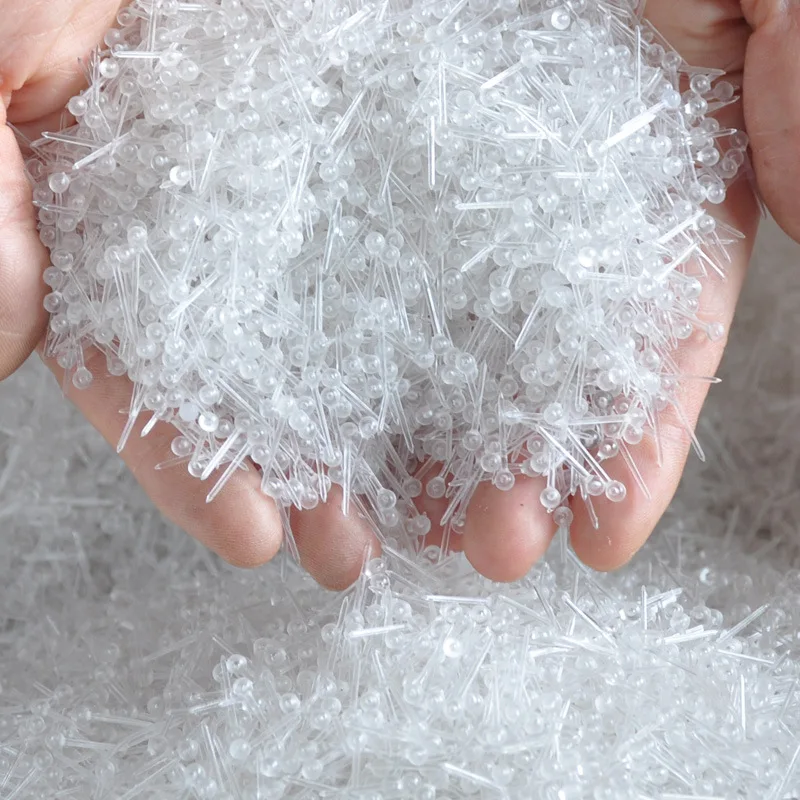 400 Stück durchsichtige Kunststoff-Kugel-Ohrstecker, Spar-Piercing-Halterungen, medizinische Qualität für Damen und Herren, empfindliche Ohren, Sportchirurgie, Arbeit – Detail 2