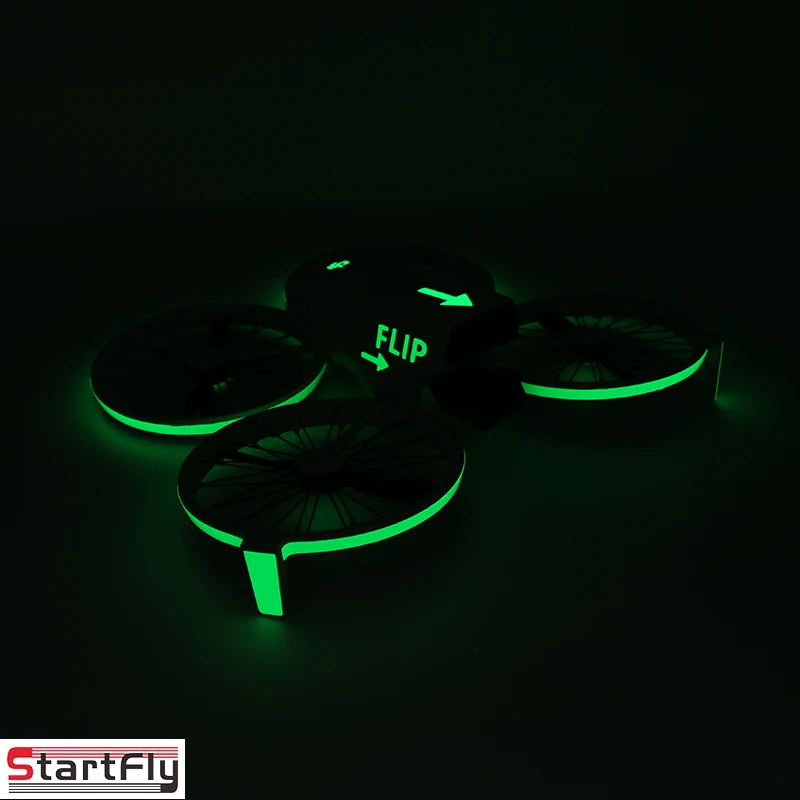Colorful Luminous Stickers For DJI Flip Waterproof Night Flight Warning Luminous Stickers Drone Color Change Film Accessories