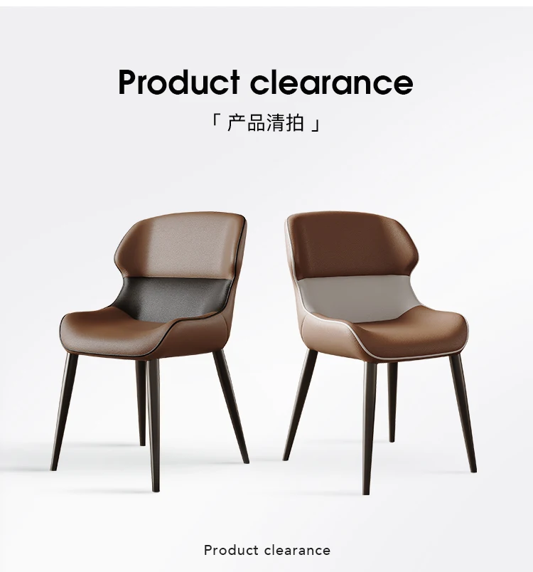 Description Picture 6 of itemDining Chairs Set Of 2 Elastic Aesthetic Outdoor Modern Living Room Chairs Kitchen Luxury Chaises Salle Manger Home Furniture