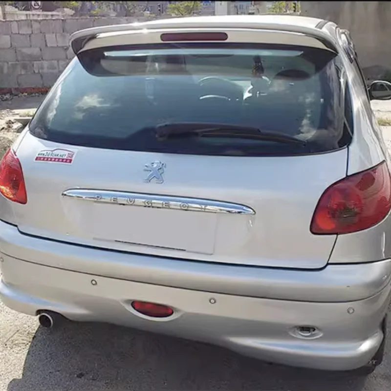 Per Peugeot 206 Spoiler Di Alta Qualità Materiale Abs Auto Ala Posteriore Primer Spoiler Posteriore Per Peugeot 206 207 Spoiler