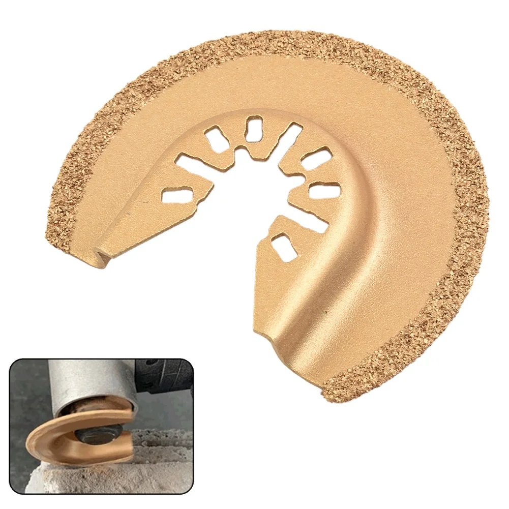 Power Tools Multi Saw Blade Quick Release Remove Adhesives Remove Grout Semicircle Desig Tools Cutting Disc 64mm