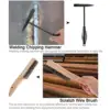 2pcs Dual-Head Chipping Welding Slag Hammer for Arc Welding Slag Removal with Cool Hand Spring Steel Handle 5