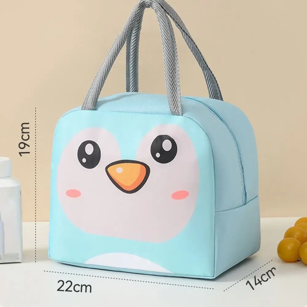 Portable Cartoon Lunch Bag Thermal Thermal Bag Tote Food Small Cooler Oxford Cloth Lunch Box Accessories